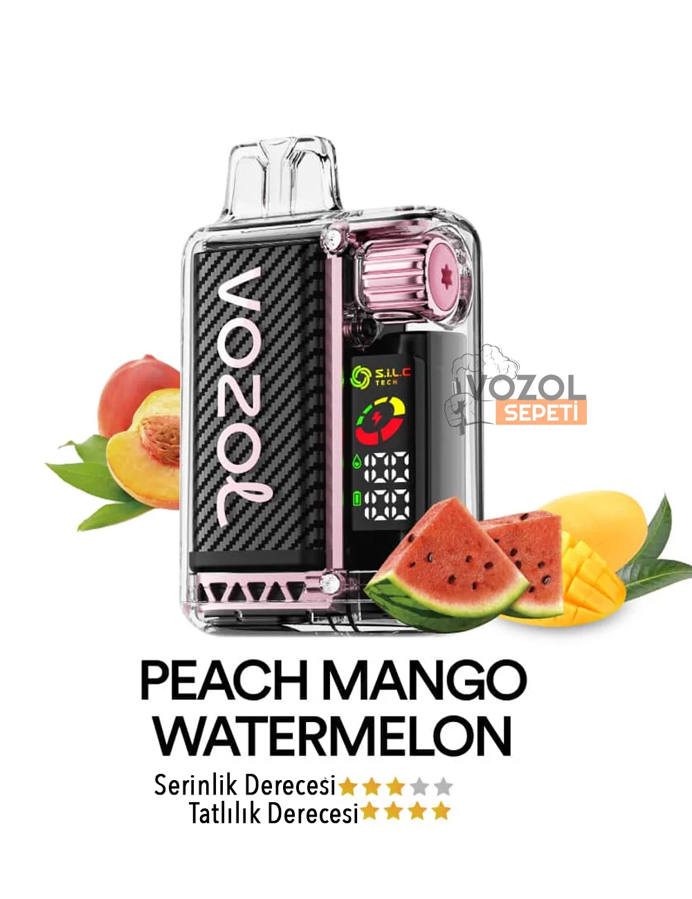 Vozol Vista 20000 Peach Mango Watermelon