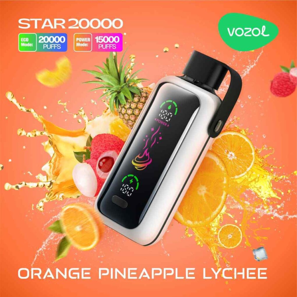 Vozol Star 20000 Orange Pineapple Lyche