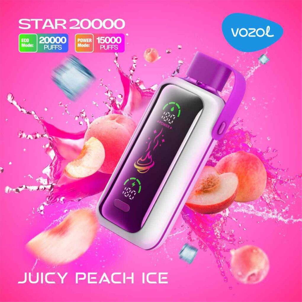 Vozol Star 20000 Puffs Juicy Peach ice