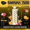 Vozol Gear Shisha 25000 Passion Fruit Lychee Orange