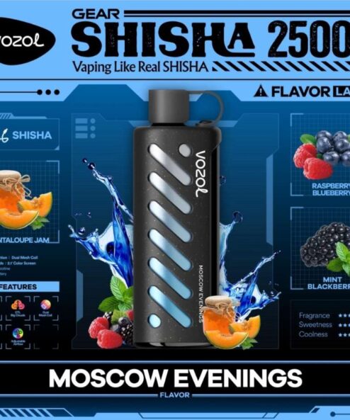 Vozol Gear Shisha 25000 Moscow Evening